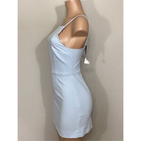New. French Connection baby blue mini dress. MSRP $168. Size 6 - Picture 8 of 10
